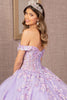 Off Shoulder Sheer Corset Ball Gown by Elizabeth K GL3182 - Quinceanera Dresses