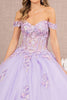 Off Shoulder Sheer Corset Ball Gown by Elizabeth K GL3182 - Quinceanera Dresses