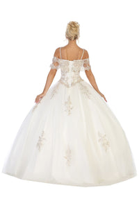 Off- Shoulder Wedding Ball Gown