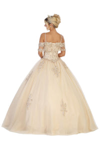 Off- Shoulder Wedding Ball Gown