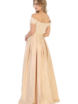 Off The Shoulder Long Ballroom Classy Dress