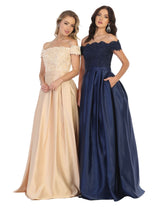 Off The Shoulder Long Ballroom Classy Dress
