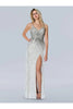 Off White Prom Dress Feather Formal Evening Gown Stella Couture 24206 - Off White / Dresses