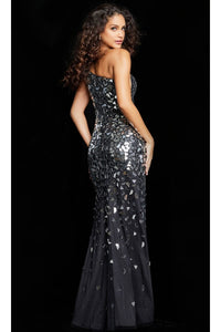 One-Shoulder Jovani Long Prom Dress 06561 - Prom