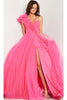 One-Shoulder Long Prom Ball Gown: Jovani 25919 - Prom