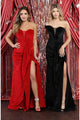 One Shoulder Prom Gown