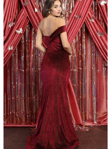 One Shoulder Prom Gown