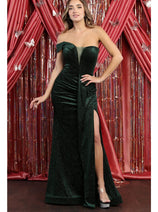 One Shoulder Prom Gown