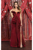 One Shoulder Prom Gown