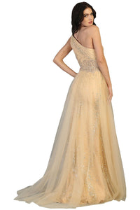 One Shoulder Prom Long Dresses