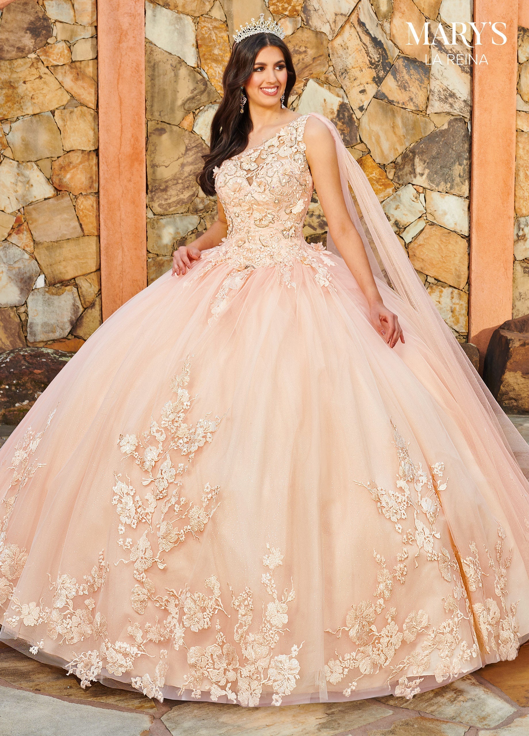 Mary's Bridal MQ2152 One Shoulder Quinceanera Dress