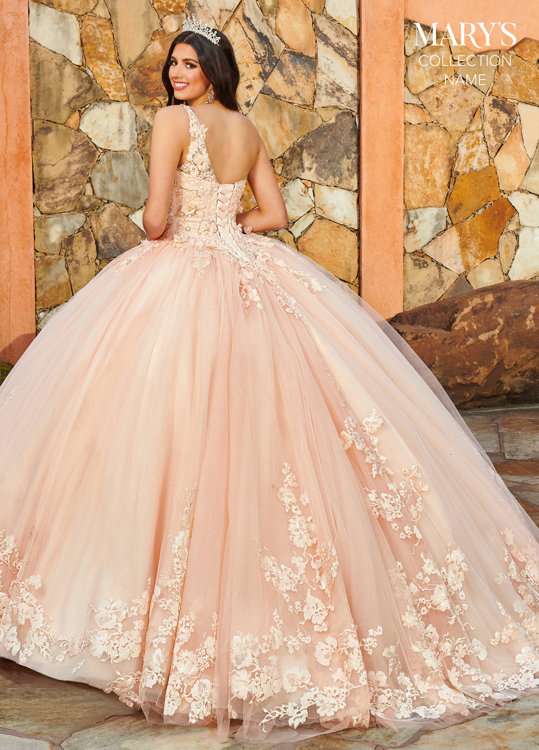 Mary's Bridal MQ2152 One Shoulder Quinceanera Dress