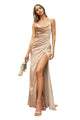 Open-Back Draped Prom Gown 2025 Elegant & Affordable Evening Dress - Nude / 10 - Prom