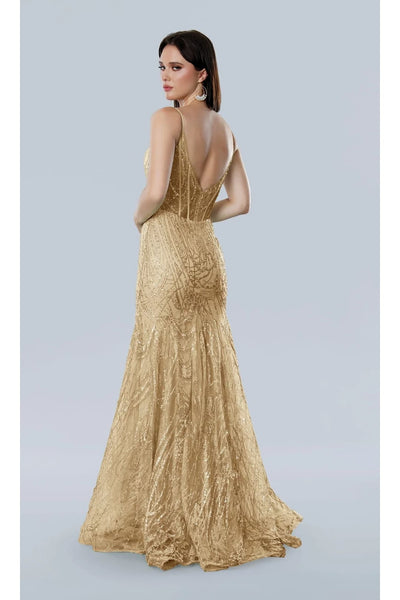 Orange Prom Dress Sequins Formal Evening Gown Stella Couture 25105 - Dresses