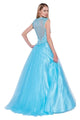 Ornate Lace Illusion A-Line Long Dress 2025 Elegant Formal Gown - Prom