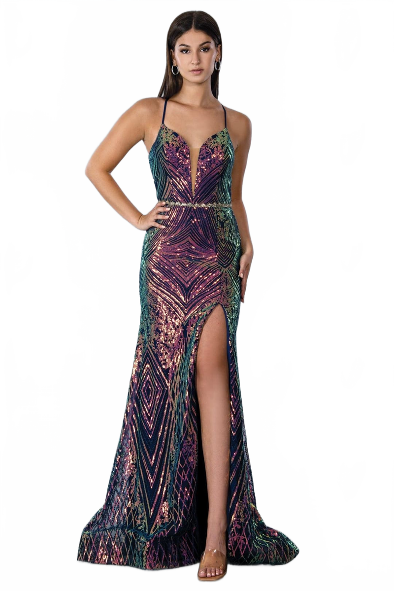Stella Couture 23131 Sexy Sparkling Long Prom Dress