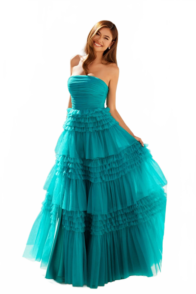 Jade Wedding Guest Dress Black Tie Formal Gown & Plus Size by JT2542S