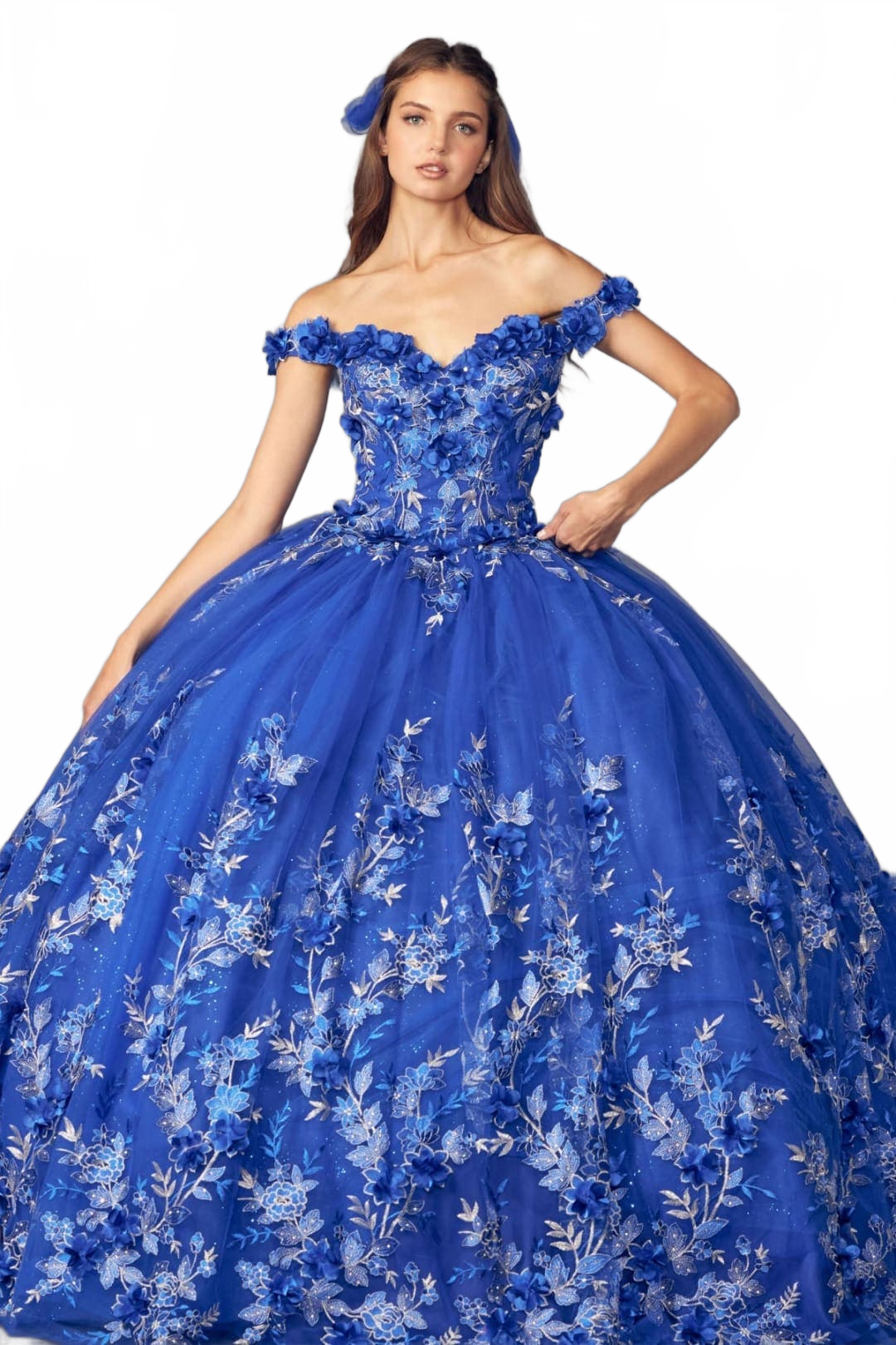 Sweet 16 Birthday Party Dress in Royal Blue Style 1447 Ball Gown