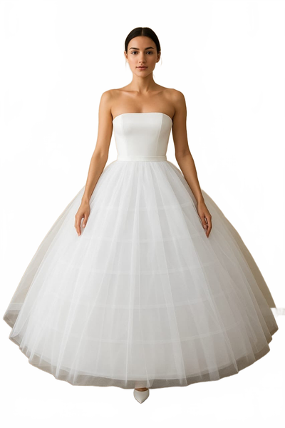 petticoat for fit and flare wedding dress Nude Trumpet Petticoat: Sculpt Hourglass Shape & Flare