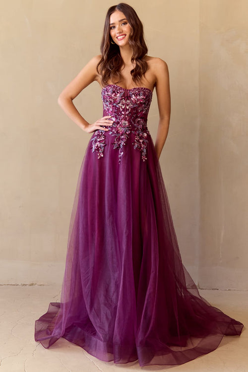 Pageant Dress Sweetheart A-Line Formal Gown By Amelia Couture 4031 - Dress
