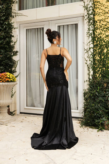 Pageant Dress V-Neck Sleeveless Mermaid Formal Dress By May Queen MQ2123 - Dress