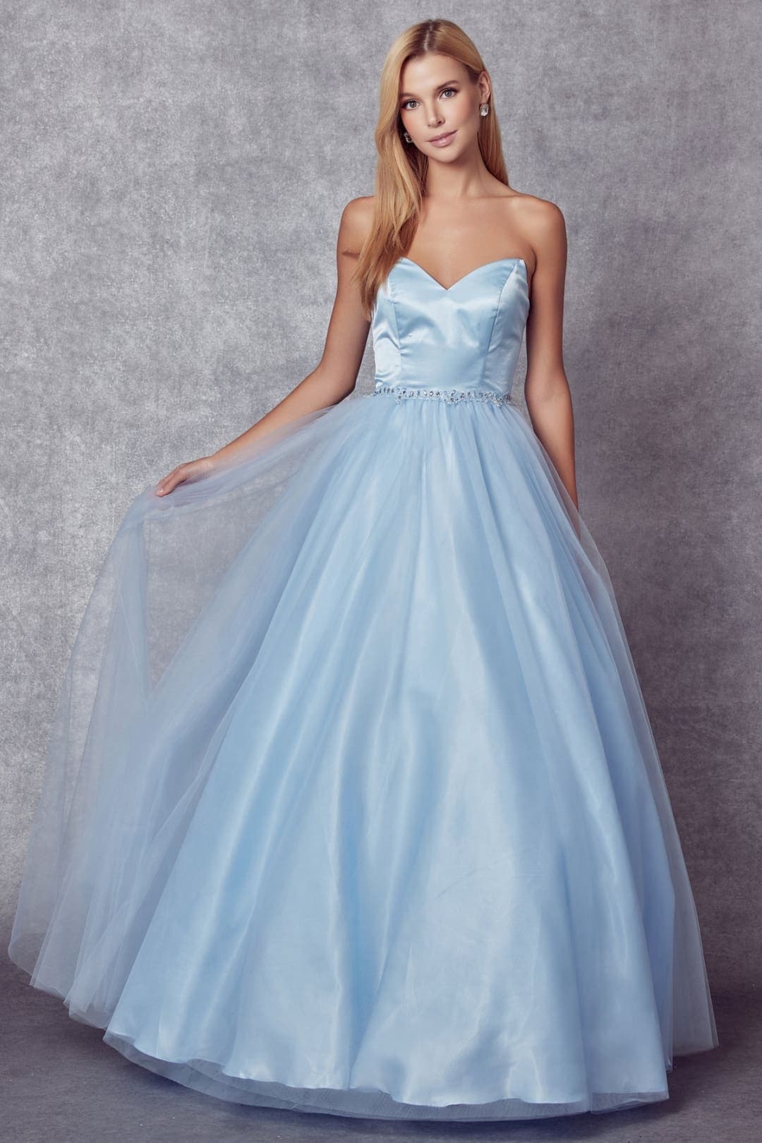 Pageant Formal Gown - ICE BLUE / XS
