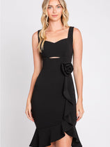 Black Bridesmaid Dresses-Inexpensive Lenovia 3043 Party Knee Length