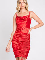 Red Bridesmaid Dresses-Inexpensive Lenovia 3058 Short Length Bodycon