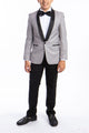 "Trent" 5-Piece Light Grey Tuxedo Set by Perry Ellis Kids