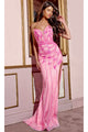 Pink Sequin Long Prom Dress: Jovani D6018 - Pink / Prom