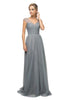 Pleated Top A-Line Gown with Flowing Skirt 2025 Elegant Formal Dress - Prom