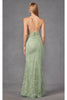 Plunging V-Neck Embellished Prom Dress by Juliet JT2437A - Dress