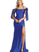 Royal Blue Bridesmaid Dresses-Inexpensive May Queen MQ1858 Long Gown