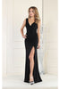 Plus size dresses special occasion - BLACK / 4