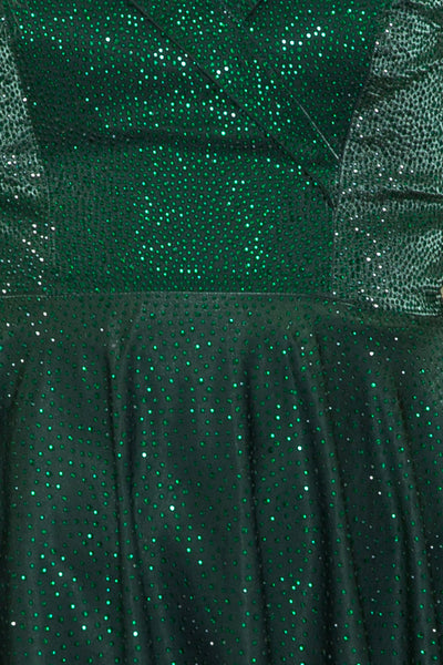 Poly USA W1112 Plus Size Rhinestone Off Shoulder Gown