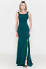 Prom Mermaid Long Dress - LAY8168 - GREEN / XS
