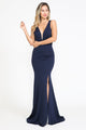 Sexy Prom Long Dress - LAY8298 - NAVY BLUE / XS