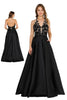 Halter Prom Evening Gown