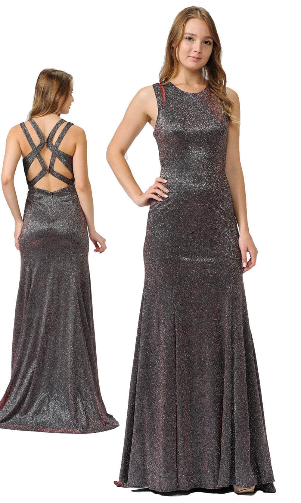 Poly USA Teal Evening Dresses