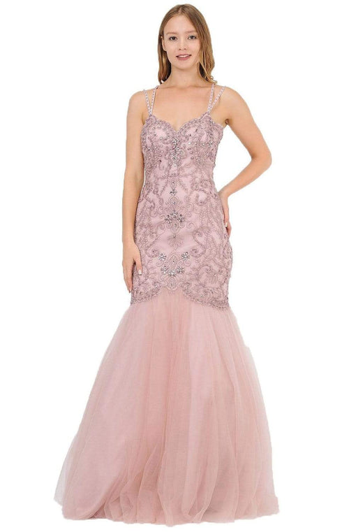 Poly USA Ice Blue Prom Dresses
