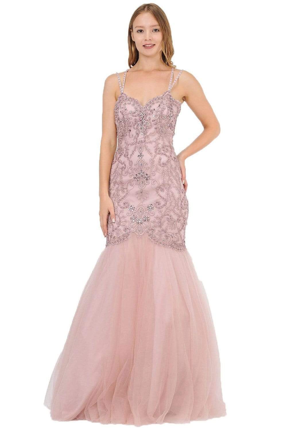 Poly USA Ice Blue Prom Dresses