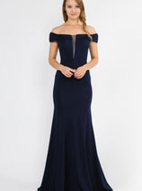 Black Christmas & Holiday Dress in Jersey by Poly USA 8462