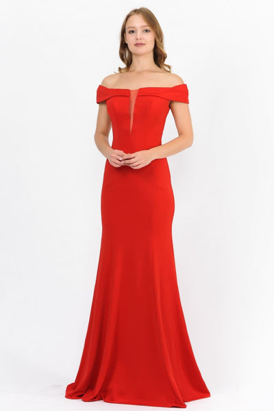 Mermaid Bridesmaids Dresses - LAY8462 - RED / XS