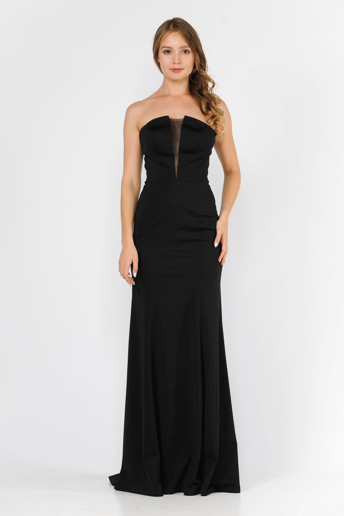 Prom Formal Gown - BLACK / XS