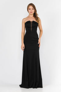 Prom Formal Gown - BLACK / XS