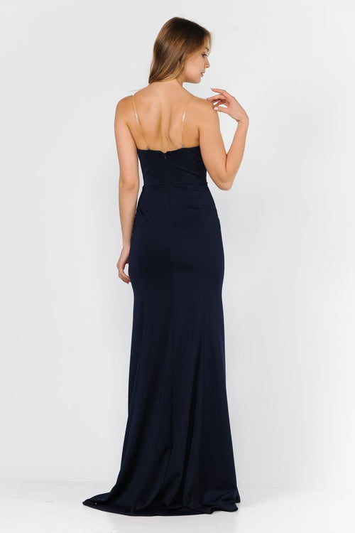 Prom Formal Gown - NAVY / XS