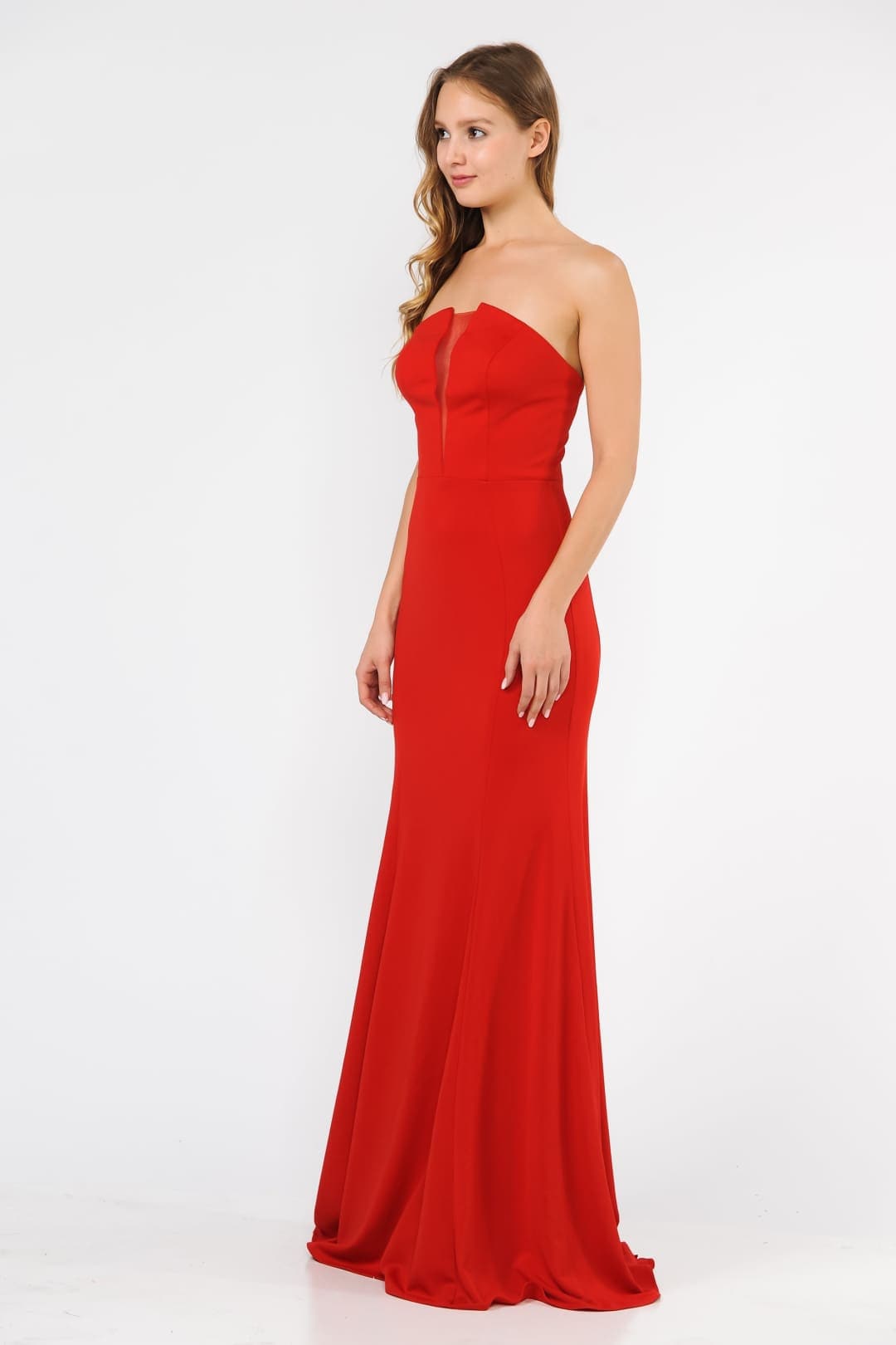 Prom Formal Gown - RED / XS