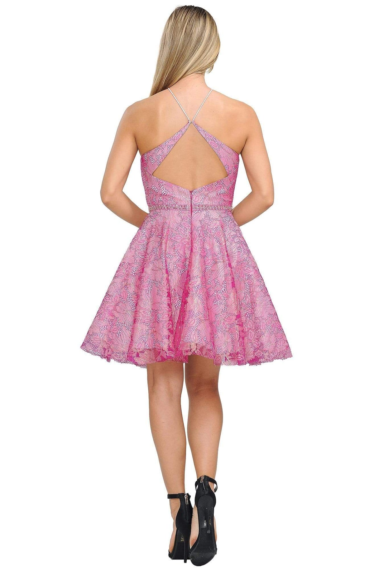 Poly USA Champagne Homecoming Dresses