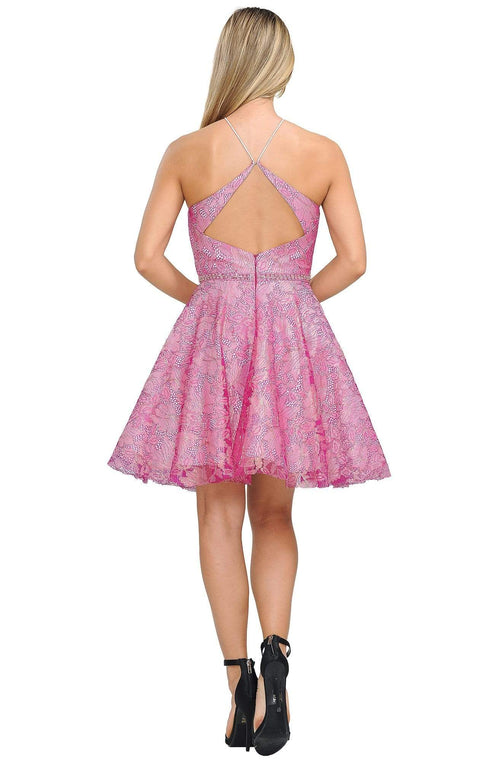 Poly USA Champagne Homecoming Dresses