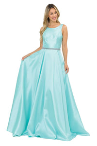 Classy Prom Formal Evening Gown - MINT / XS